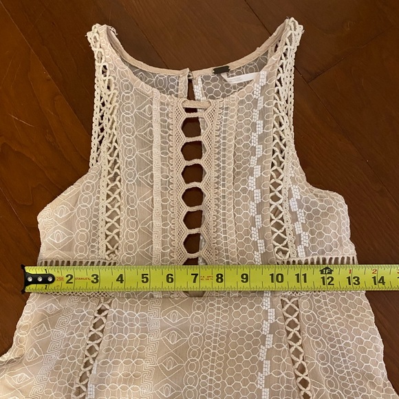NWOT free people wherever you go crocheted mini dress size 0 - Picture 3 of 8